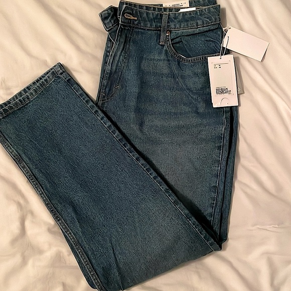 H&M Denim - Curvy Fit Vintage Straight High-Waisted Denim, New With Tags